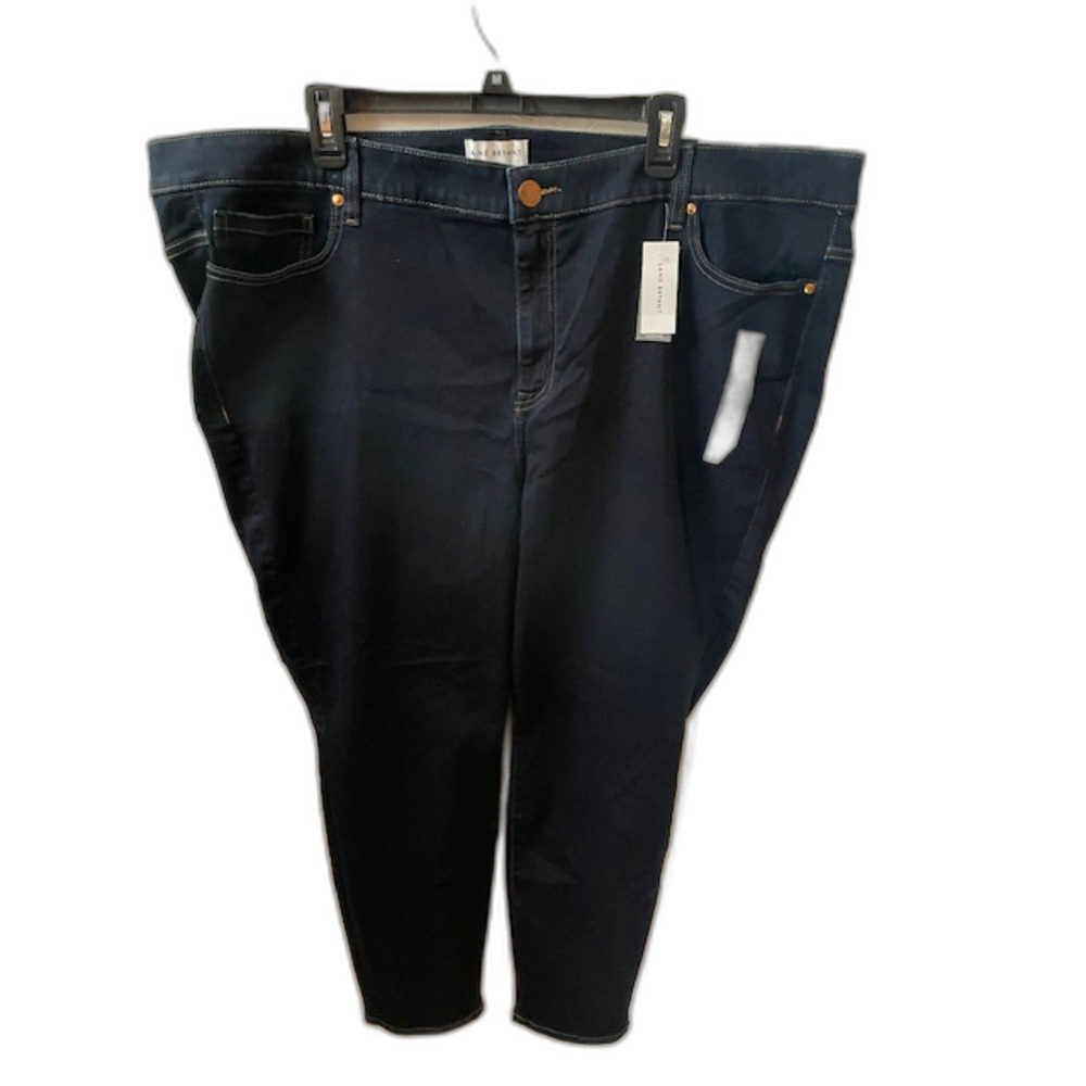 New Lane Bryant Straight Fit  Dark Blue Skinny Jeans Size 26